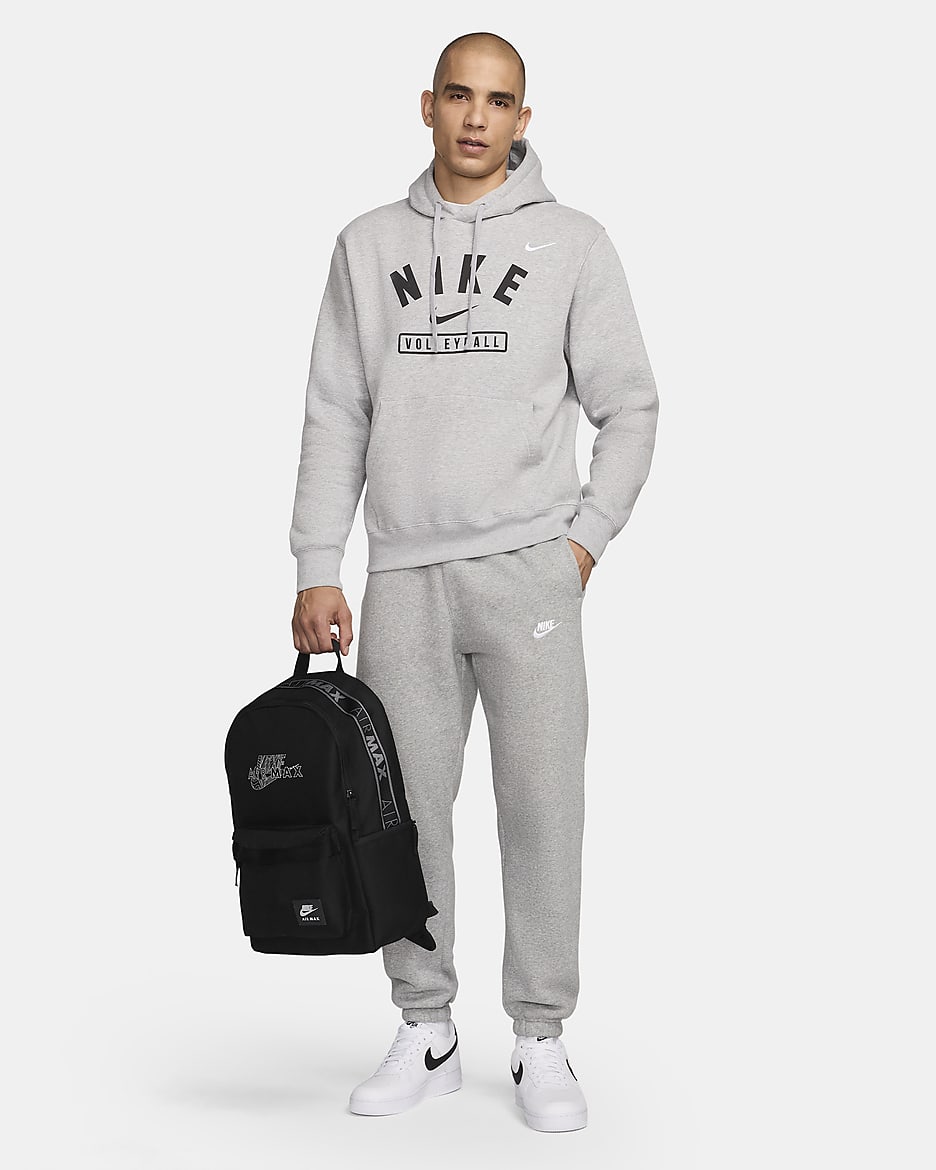 Nike air max backpack silver discount